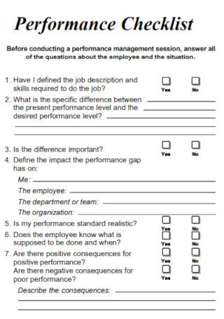 Image result for Performance Task Checklist