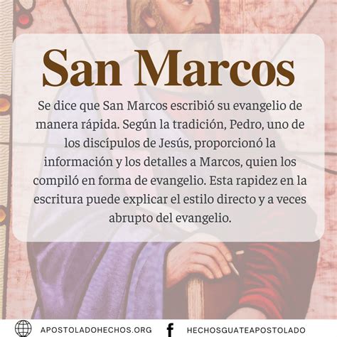 Una breve explicación del Evangelio de San Marcos