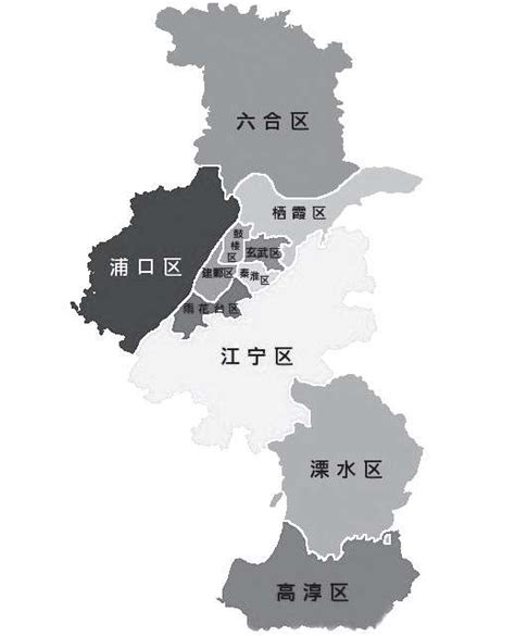 南京市行政区划地图 南京市辖11个区_房家网