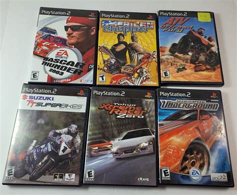 Lot of 6 Playstation 2 PS2 Racing Games COMPLETE - Tokyo Xtreme Racer ...