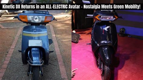 Kinetic DX Electric Scooter Launched in India | Price, Features ...