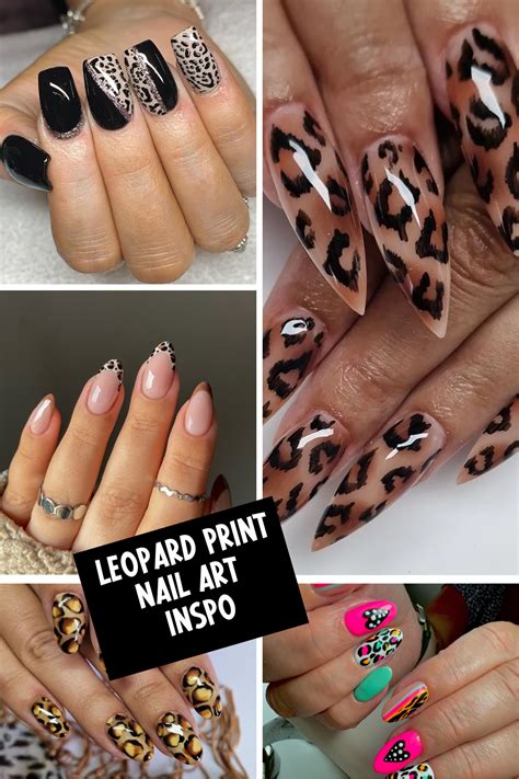 Cute Acrylic Nails Cheetah