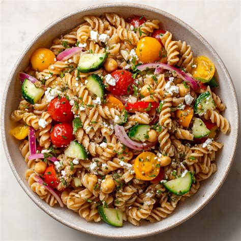 Healthy Pasta Salad - Tasty Chow