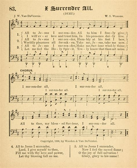 I surrender all — Hymnology Archive