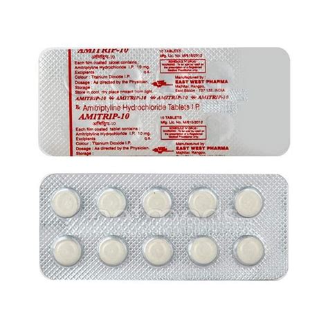 Amitrip 10 Mg - Strip of 10 Tablets : Amazon.in: Health & Personal Care