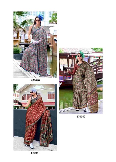 Rajpath Next Generation Ajrakh Printed Saree Collection