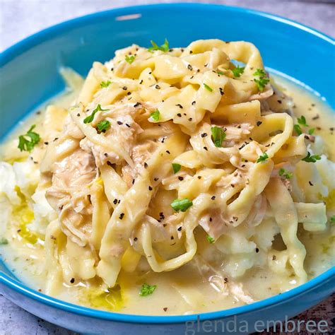 Glenda's Easy Creamy Chicken and Noodles Recipe - Glenda Embree