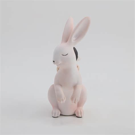 Buy Souvenir Polyresin Girl on Rabbit Figurine from Home Centre at just ...