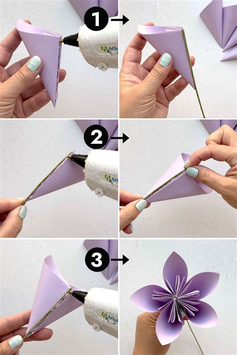 Image result for Origami Flower Tutorial