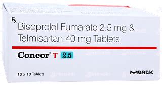 Concor T 2540 Mg Tablet 10 - Uses, Side Effects, Dosage, Price | Truemeds