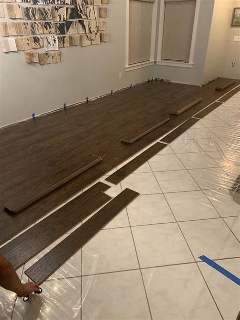 How to Install Laminate Flooring Over Tile - Sunrise Valley Farm Co