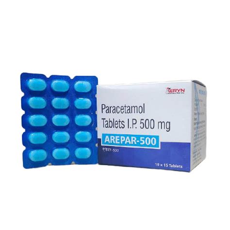 AREPAR 500 - Paracetamol Tablets I.P. 500 mg - Aeryn Lifescience ...