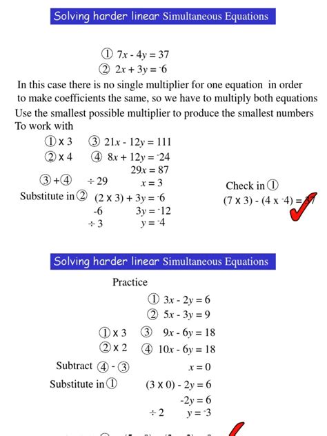 Image result for Hard Simultaneous Equations