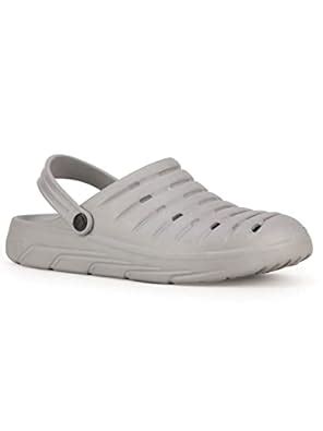 Buy Bata Mens Floatz Mens Clog Clogs, Grey at Amazon.in