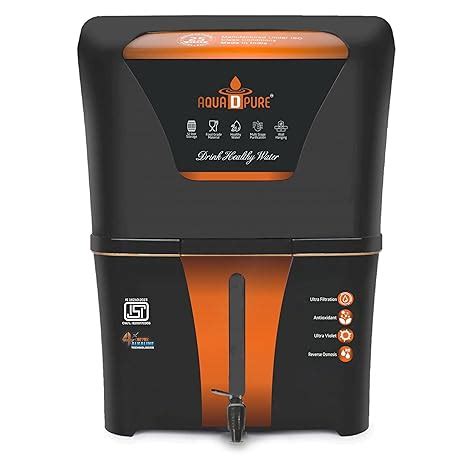 AQUA D PURE 4x Technology with Alkaline Purification, 10 Stage RO Water ...