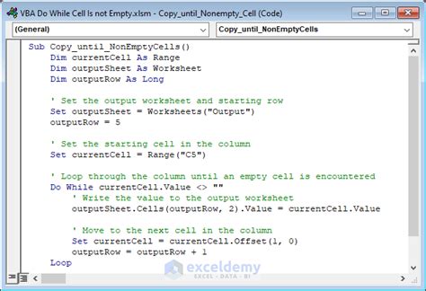 Excel VBA How to Write to a Cell Using Loop 的图像结果