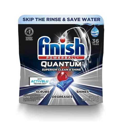 Finish Quantum 36ct, Dishwasher Detergent Tabs, Ultimate Clean and ...