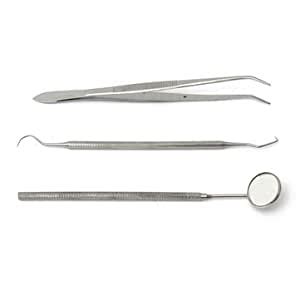 Generic 3Pcs Stainless Steel Tooth Oral Dental Care Tools Instruments ...