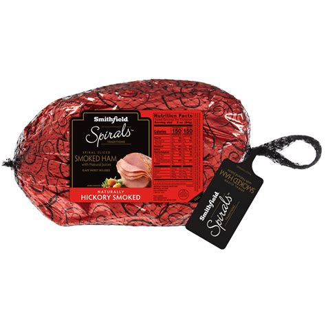 Smithfield Spirals Preglazed Hickory Smoked Spiral Sliced Ham | Smithfield