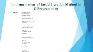 Image result for Jacobi Iteration Examples