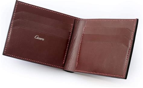 Cicero Men's Leather Wallet Bifold Hand Stitch With Premium India | Ubuy