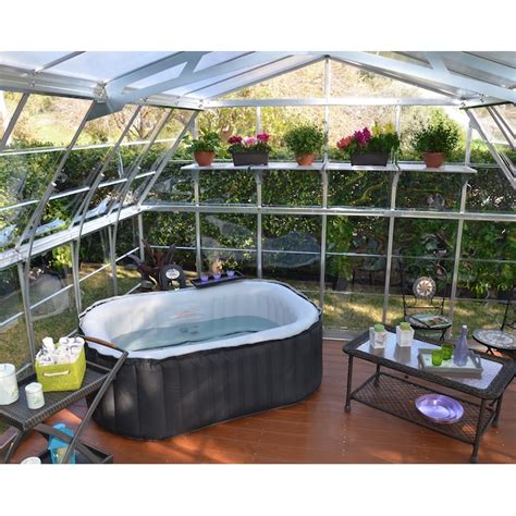 Canopia by Palram Americana 12-ft L x 12-ft W x 8.625-ft H Silver Frame ...