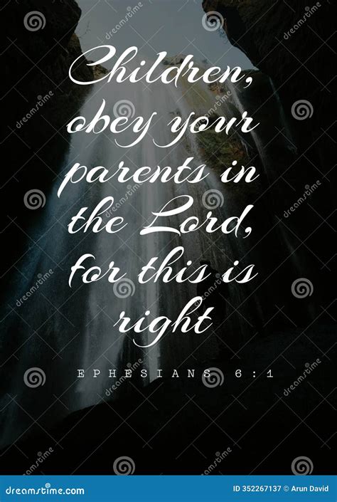 Bible Verses about Children "Children, Obey Your Parents in the Lord ...