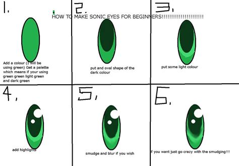 Image result for Sonic Eyes Tutorial