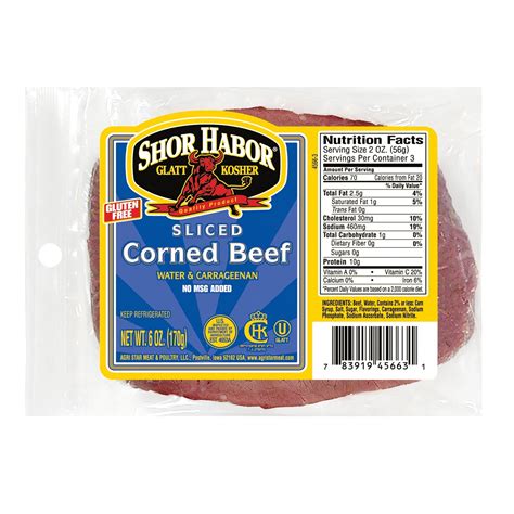 Sliced Corned Beef