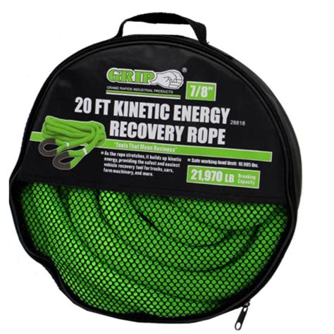 Grip Kinetic Energy Recovery Rope
