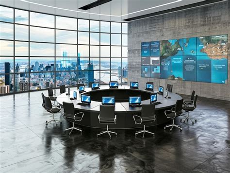 Image result for Round Computer Table