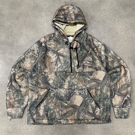 Vintage True Timber Camo Anorak Fleece Pullover Jacket - Etsy