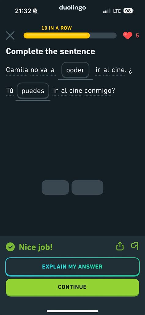 Confused by “no va a poder ir.” I see how it translates to “is not ...