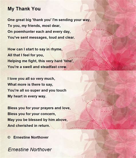 Poems That Say Thank You 30 Mother's Day Poems That Will Make Mom