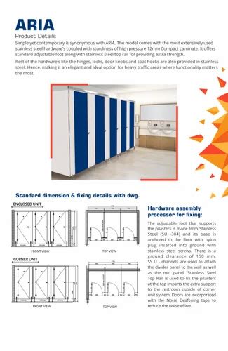Restroom Cubicles - Nylon Hardware Cubicle2100Hight Wholesale Trader ...