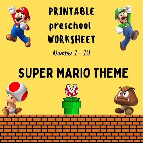 Image result for Mario Math Problems Printable