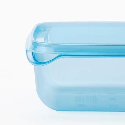 PRUTA food container with lid, blue, 0.6 l (20 oz) - IKEA