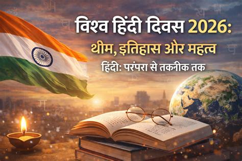 विश्व हिंदी दिवस 2026: थीम, इतिहास, महत्व | World Hindi Day | Latest ...