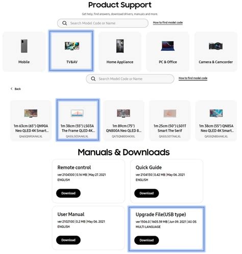 Update the firmware on a Samsung TV | Samsung India