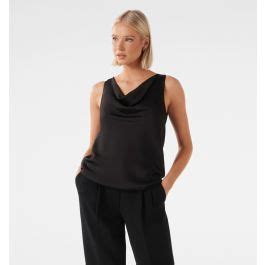 Shop Forever New Black Kayley Cowl Cami Top