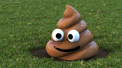 Smiling Face Poop Emoji Smile 3D model | 3D Molier International