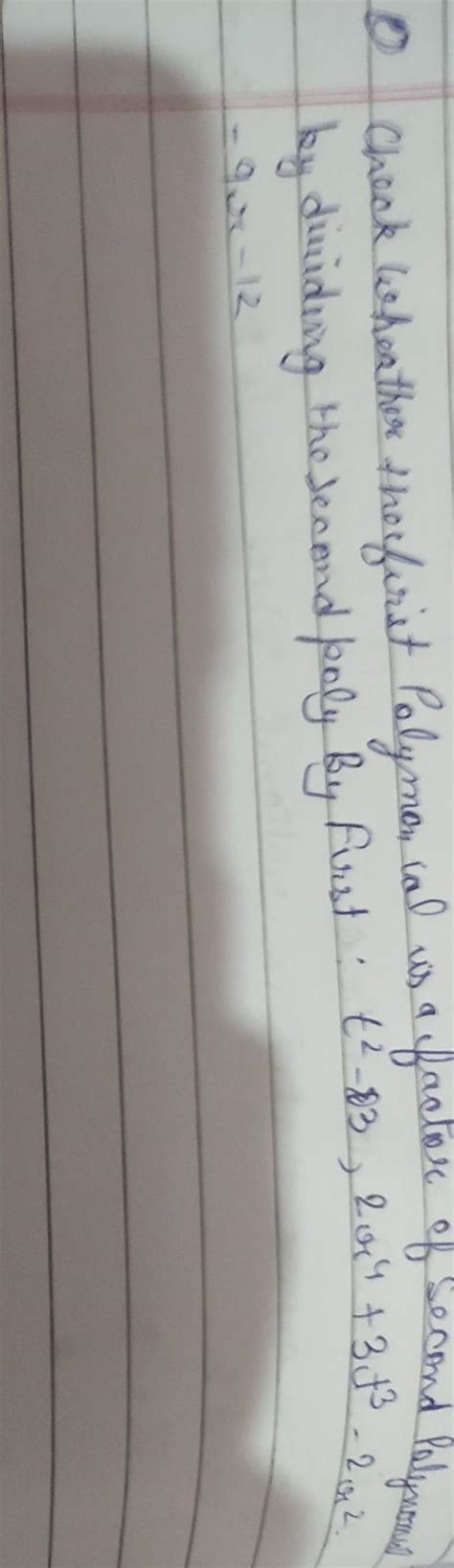 please solve it on notebook - Brainly.in