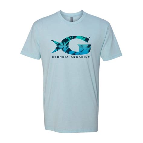 MuzeMerch - Georgia Aquarium womens t shirt tie dye logo