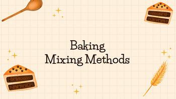Image result for Baking Mixing Methods Poster