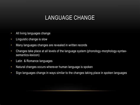 Image result for Language Change in Use Over Time