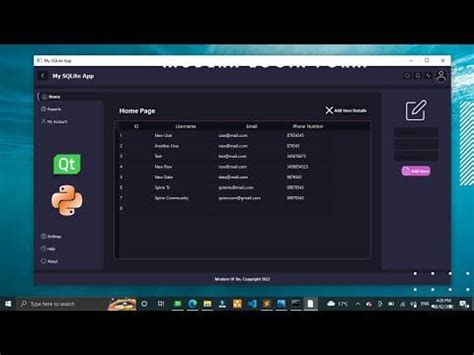 Desktop App Python SQL 的图像结果