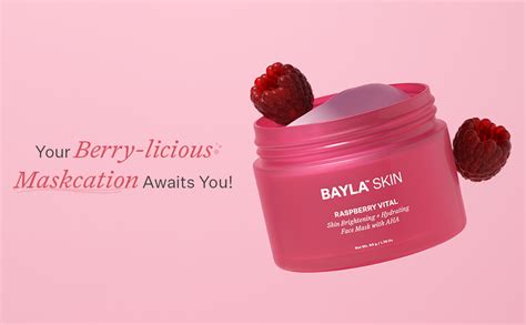 Buy Bayla Skin Raspberry Vital Skin Brightening and Hydrating Face Mask ...