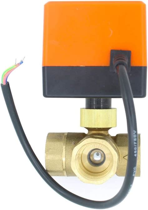 Buy Mercury_Group Electric Valve, 3/4 Inch AC220V DC24V DC12V 3 Way ...