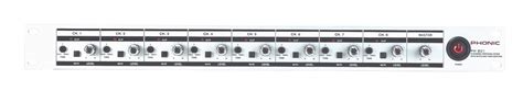 Phonic 1 Rack Unit 8-Channel Mixer PM-801 : Amazon.in: Musical Instruments