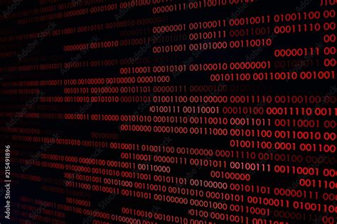 Image result for Red Binary Code